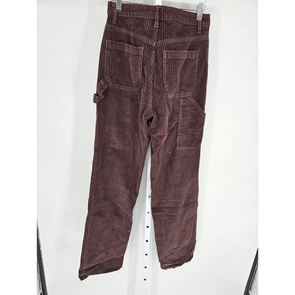 Pacsun Womens Sz 28 90s BF Carpenter Corduroy Pants Brown Y2K - Picture 4 of 5